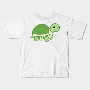 Turtle (Green) Kids T-Shirt